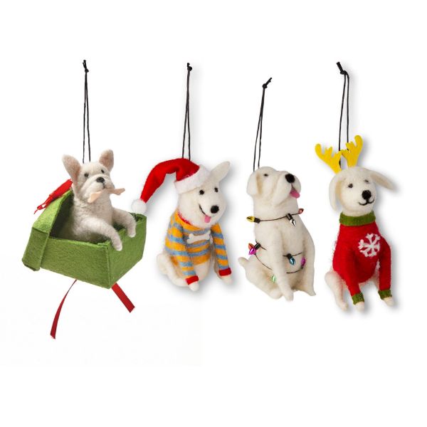 Dog Ornaments, Assortment, SOLD SEPARATELY