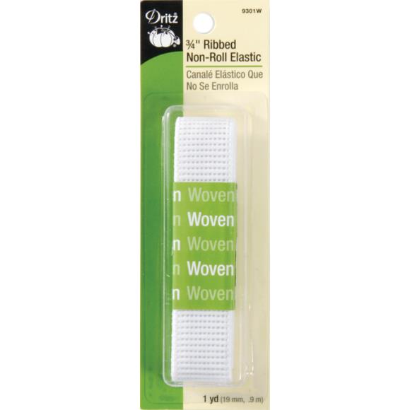 9301W RIBBED ELASTIC 3/4 X YD NO