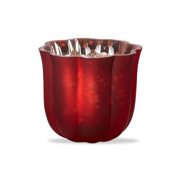 Shine Tealight Holder, Red