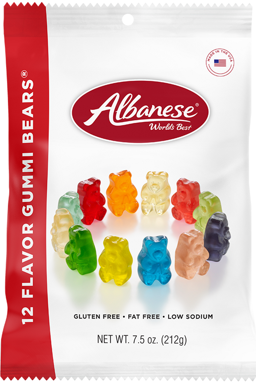 CANDY GUMMI BEARS, ASSORTED FLAVORS
