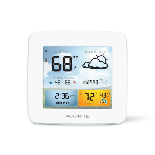 WEATHER STATION COMPACT WHITE