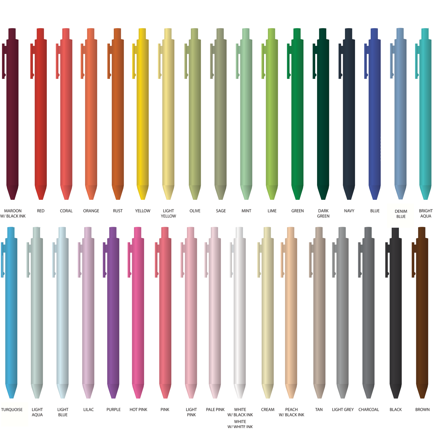 Gel Pens: Black