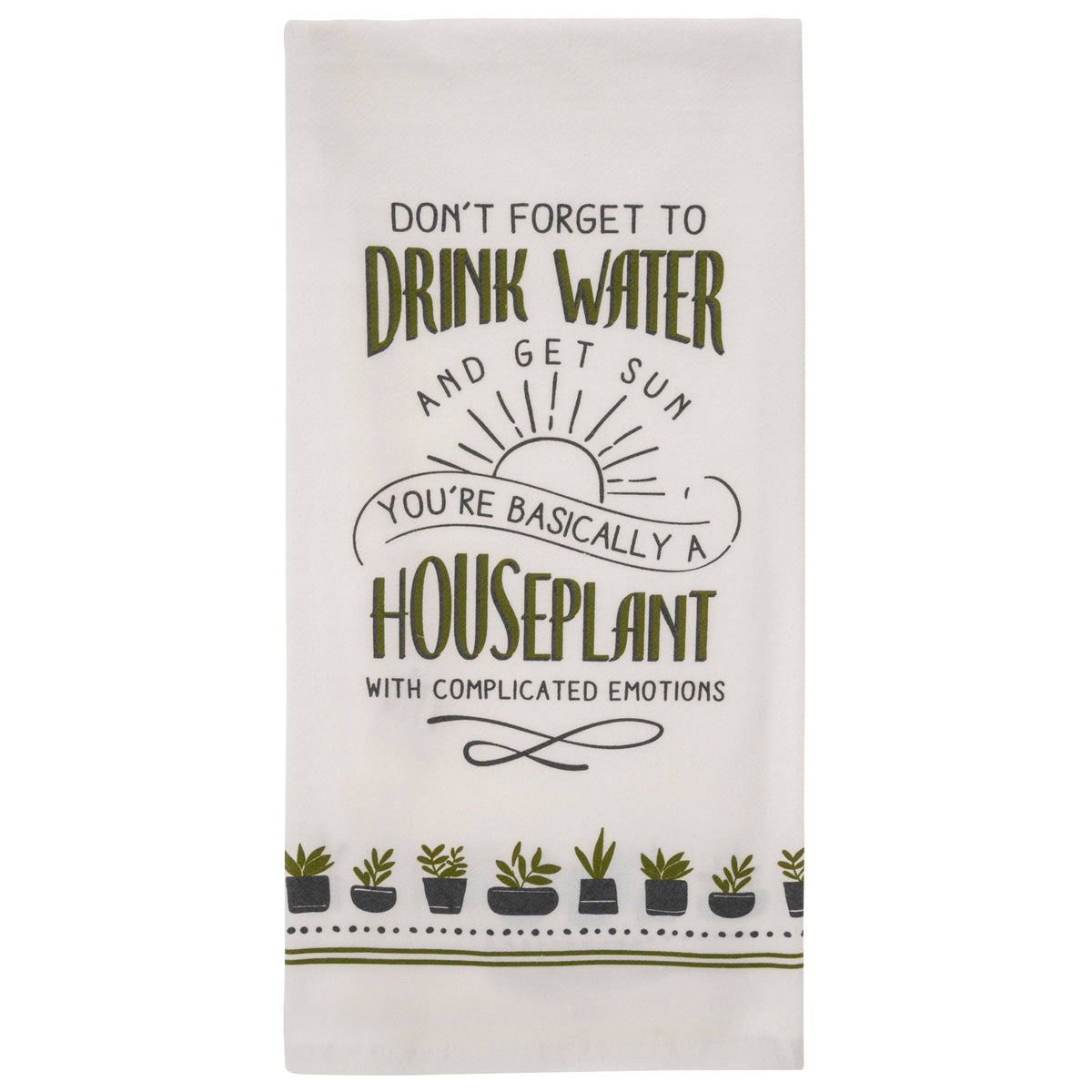 Cheeky Flour Sack Tea Towels: Butter