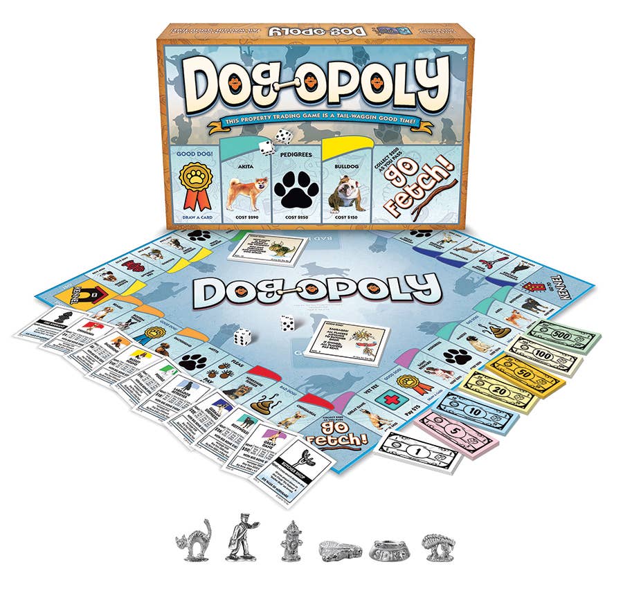 Dog Opoly (New Design) A Hit for Dog Lovers of All Ages