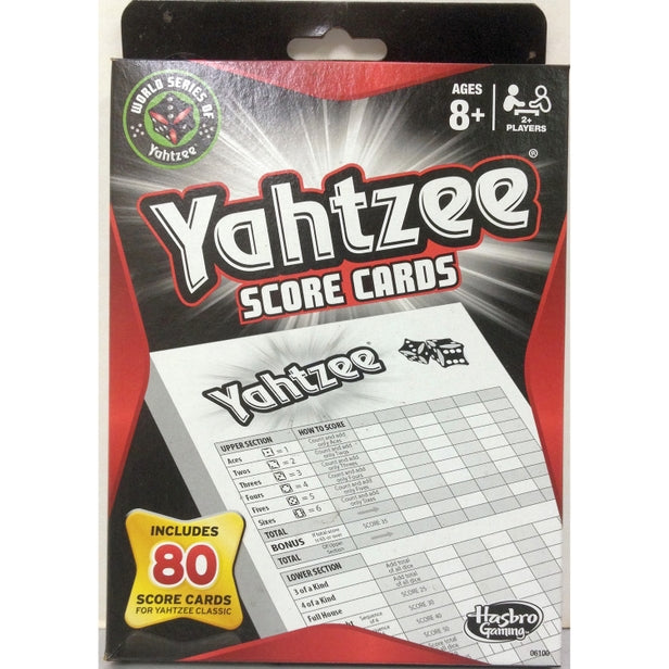 YAHTZEE SCORE PADS