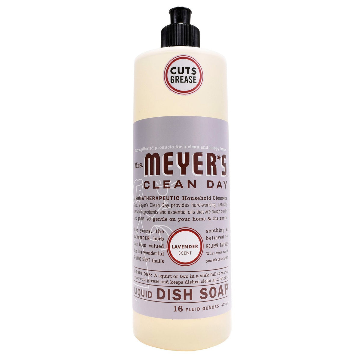 MRS MEYERS DISH LAVENDER 16OZ