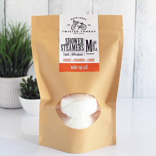 SHOWER STEAMERS | 3-PACK and SINGLE PACKS - 100% NATURAL