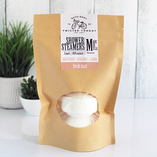 SHOWER STEAMERS | 3-PACK and SINGLE PACKS - 100% NATURAL