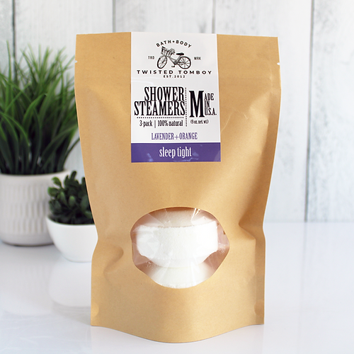 SHOWER STEAMERS | 3-PACK and SINGLE PACKS - 100% NATURAL