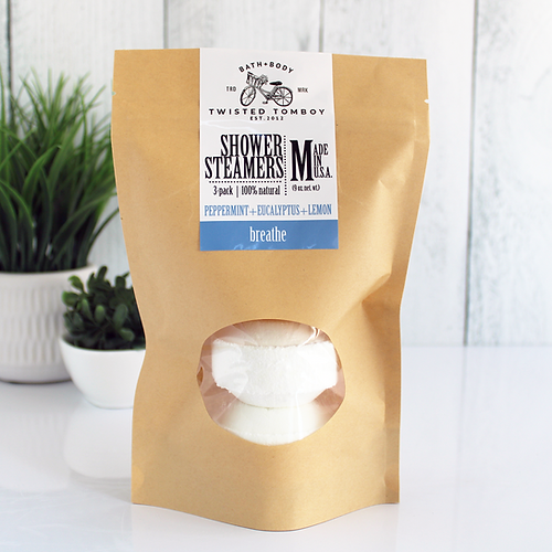 SHOWER STEAMERS | 3-PACK and SINGLE PACKS - 100% NATURAL