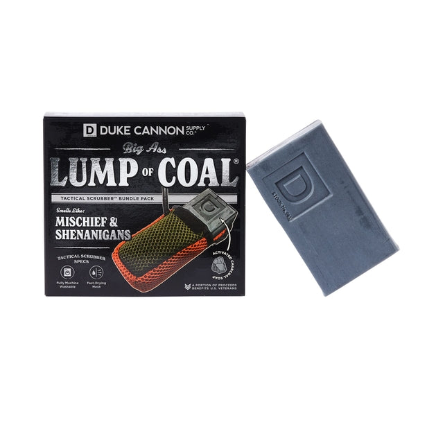 SCRUBBER AND SOAP LUMP OF COAL