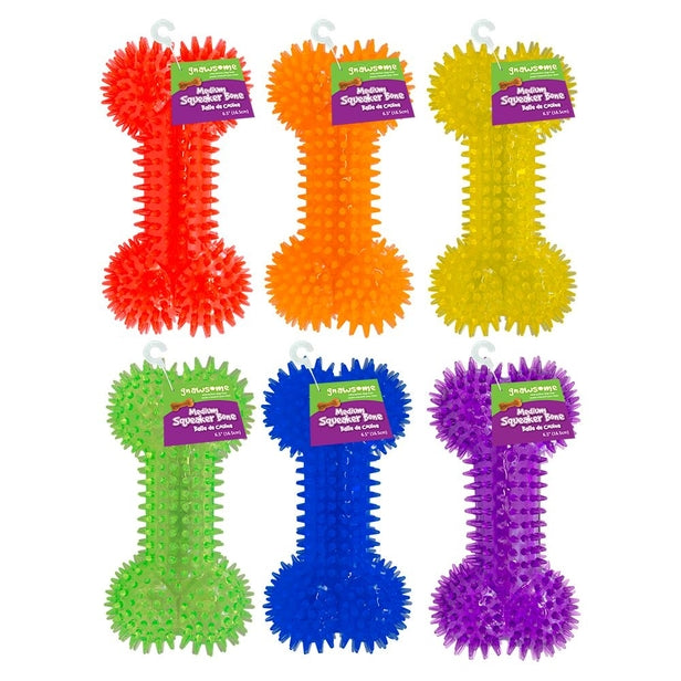 DOG TOY SPIKY BONE