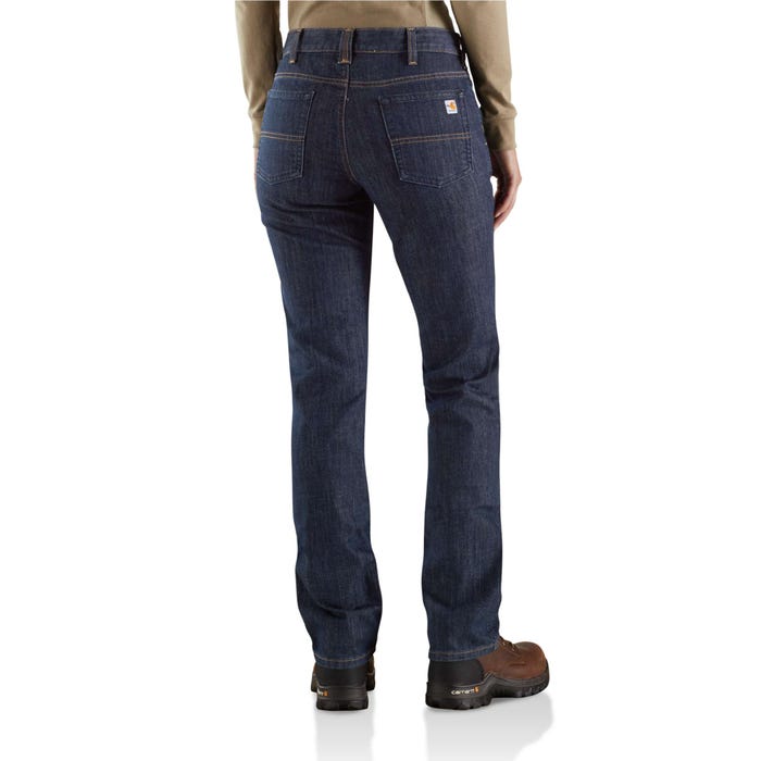 Carhartt FR Women's: 102688 417 Premium Dark Rugged Flex Jean