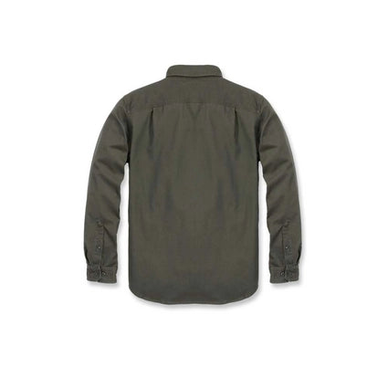 103321-306 Carhartt Rugged Flex Relaxed Fit Midweight Canvas Long-Sleeve Shirt