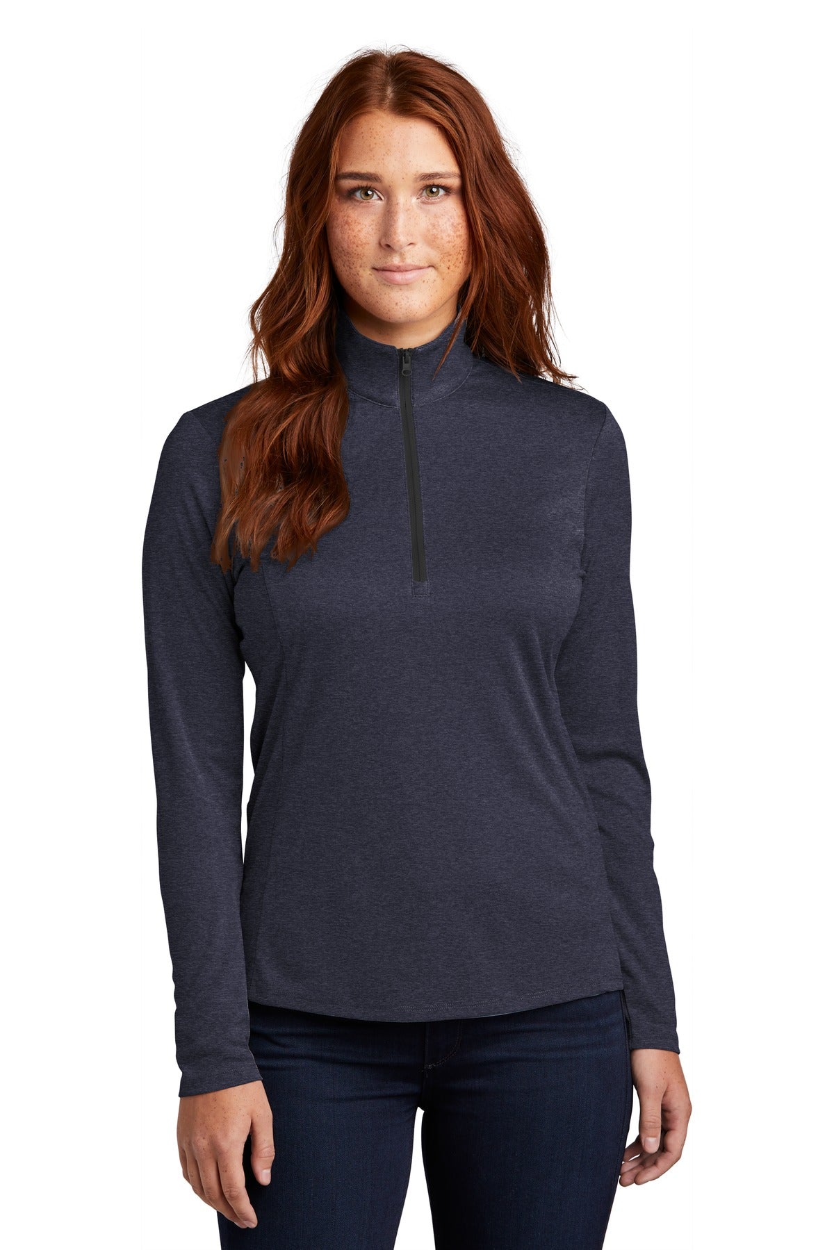 103597-NVH Carhartt Force Delmont Quarter Zip Women's Shirt - S (4/6)