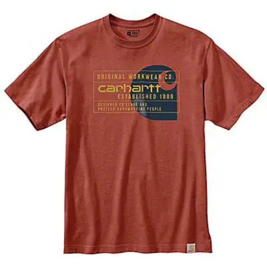 104610 - Carhartt Heavyweight Workwear Graphic Short Sleeve T-Shirt