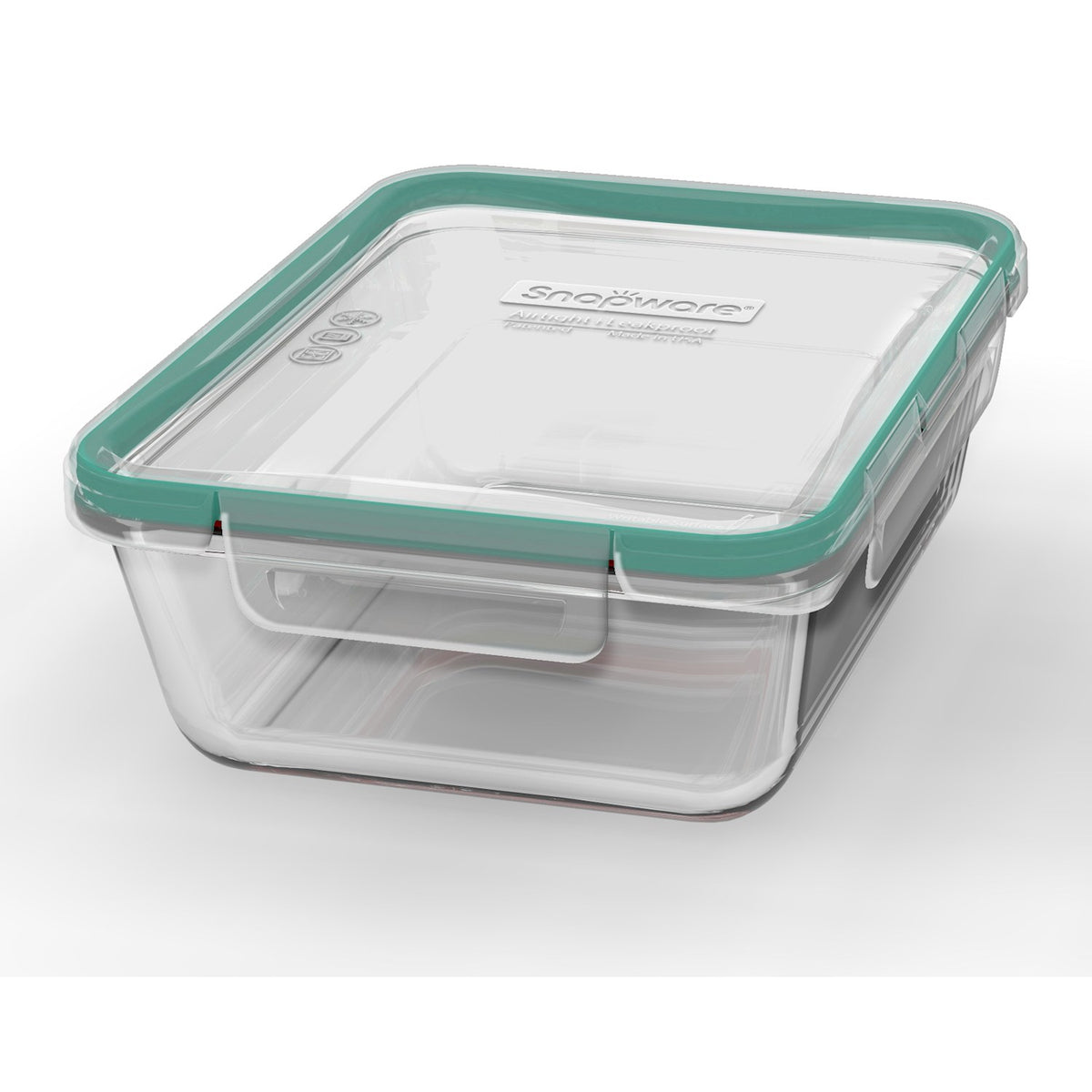 FOOD STORAGE SQUARE GLASS 4 CUP