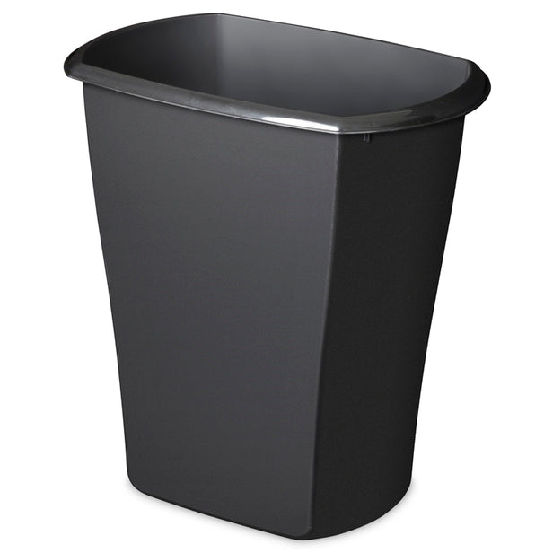WASTEBASKET 5.5GAL BLACK
