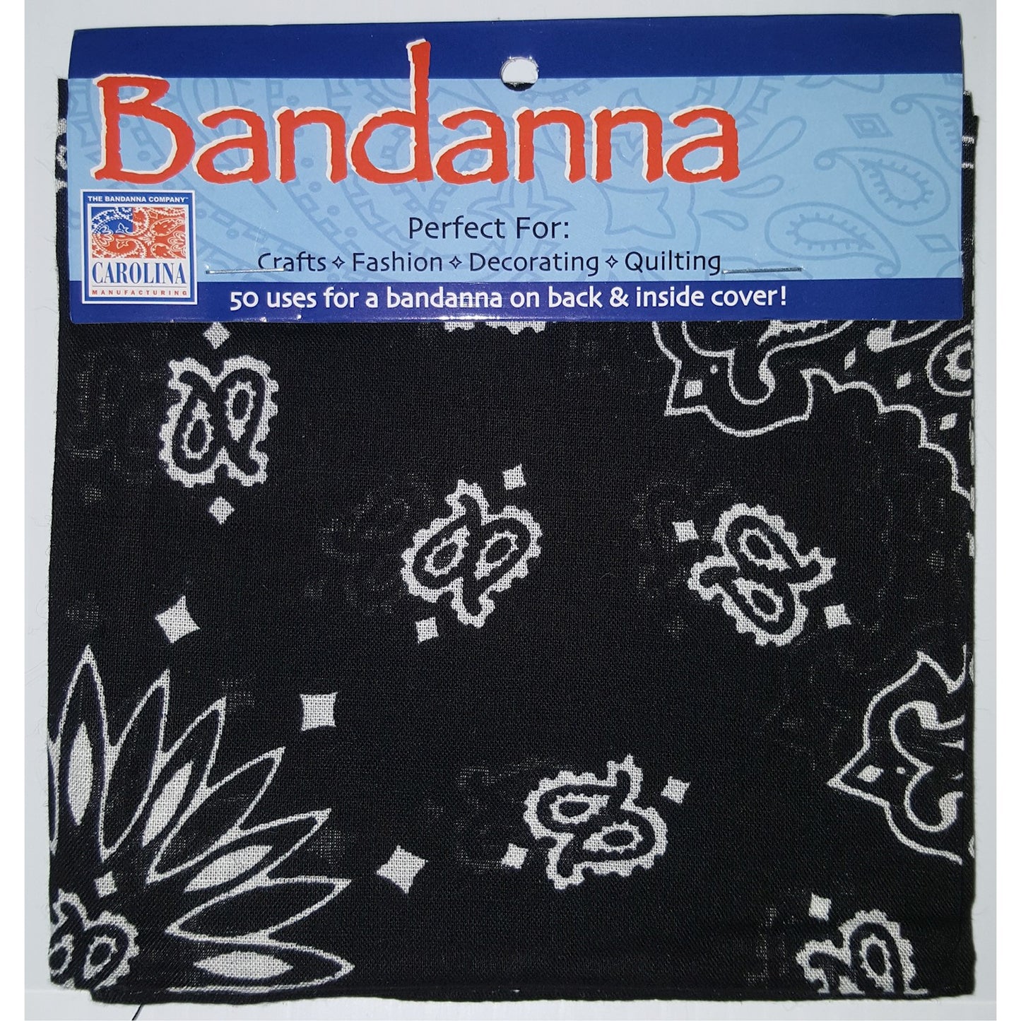 BANDANNA BLACK PAISLEY