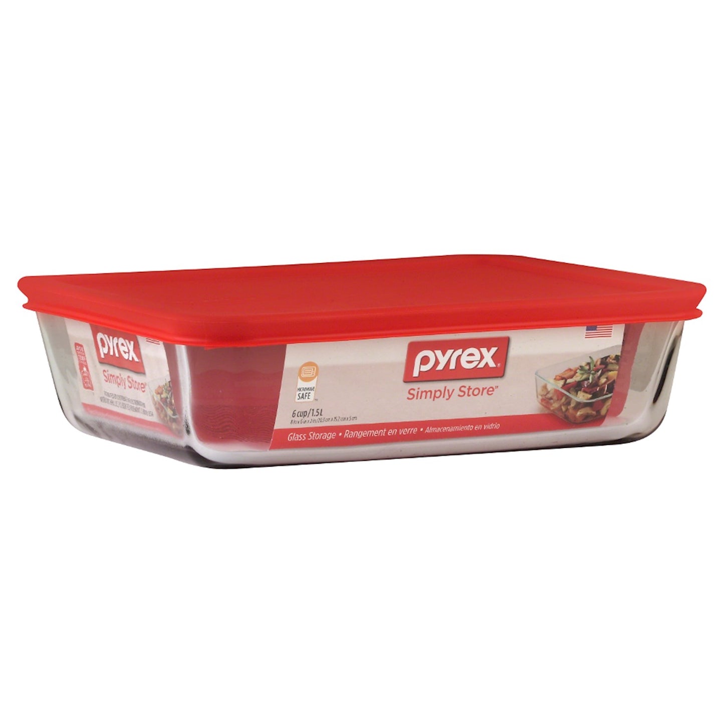 FOOD STORAGE PLUS 6-CUP RED