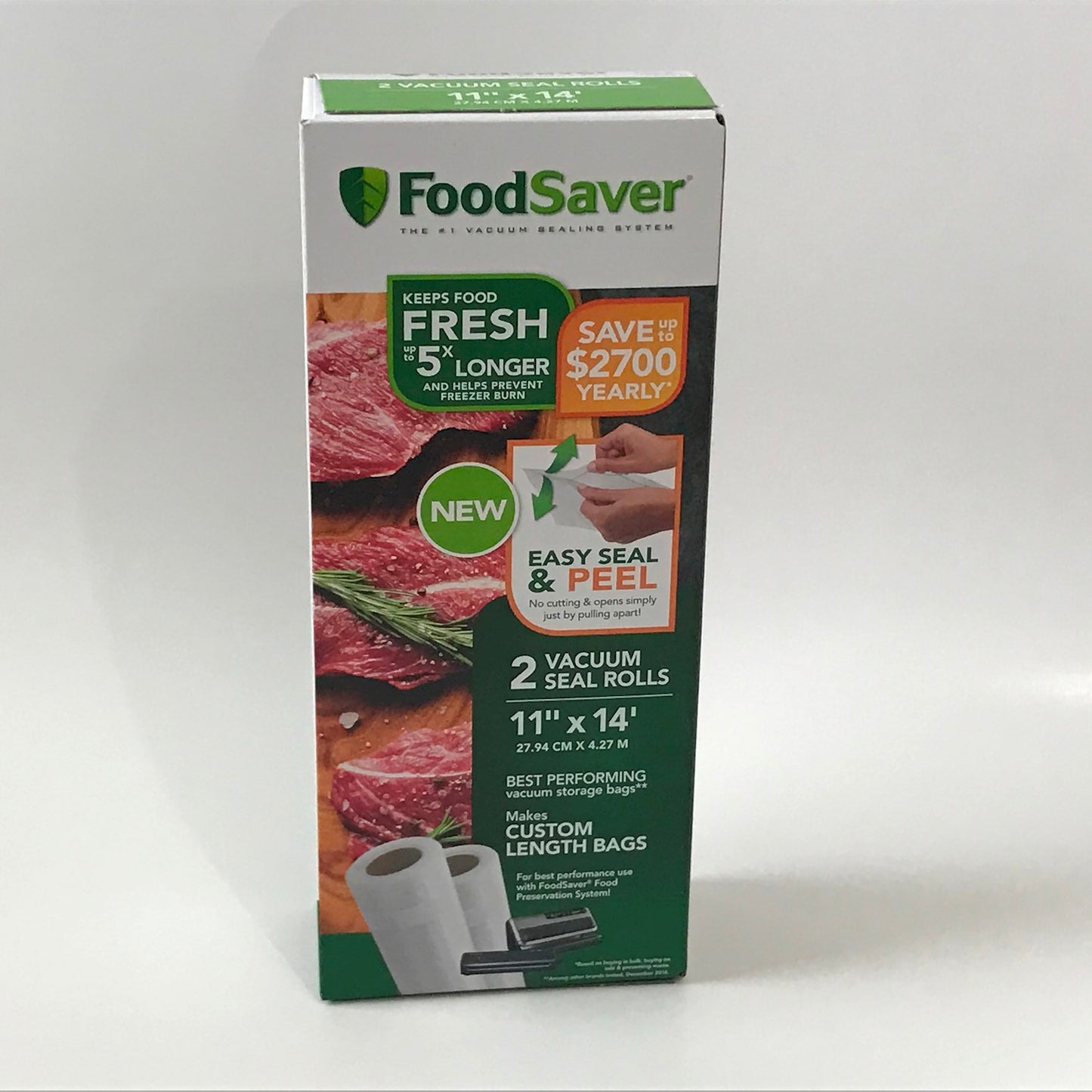 FOODSVR SEAL/PEEL ROLL BAGS 11X1
