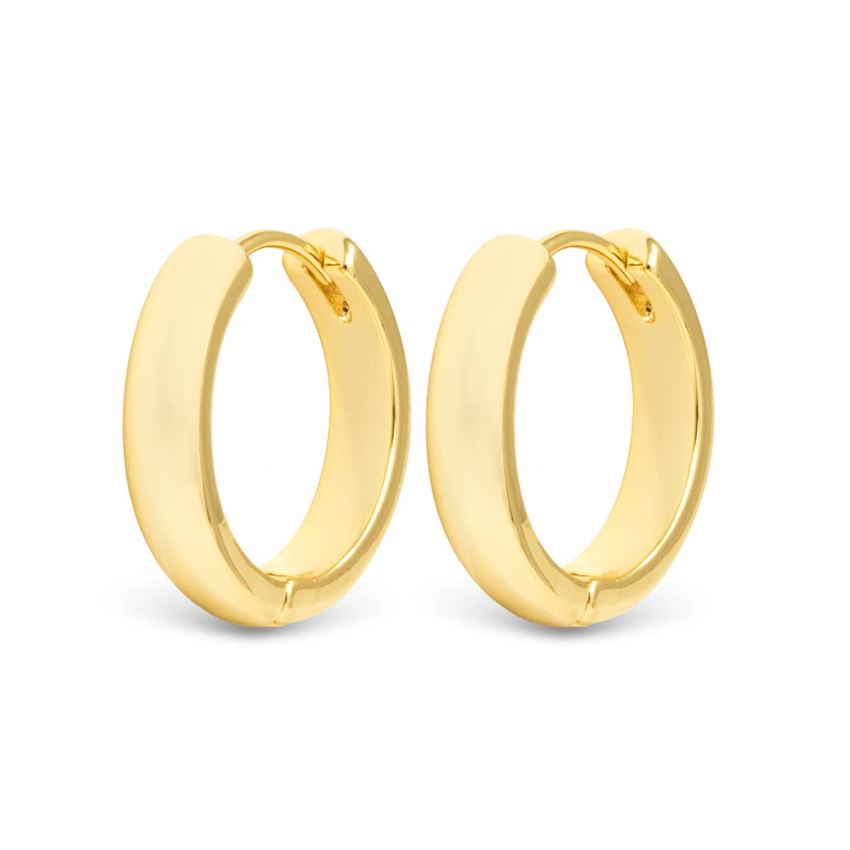 Stacy Small Hoop - Gold - AMANDA BLU