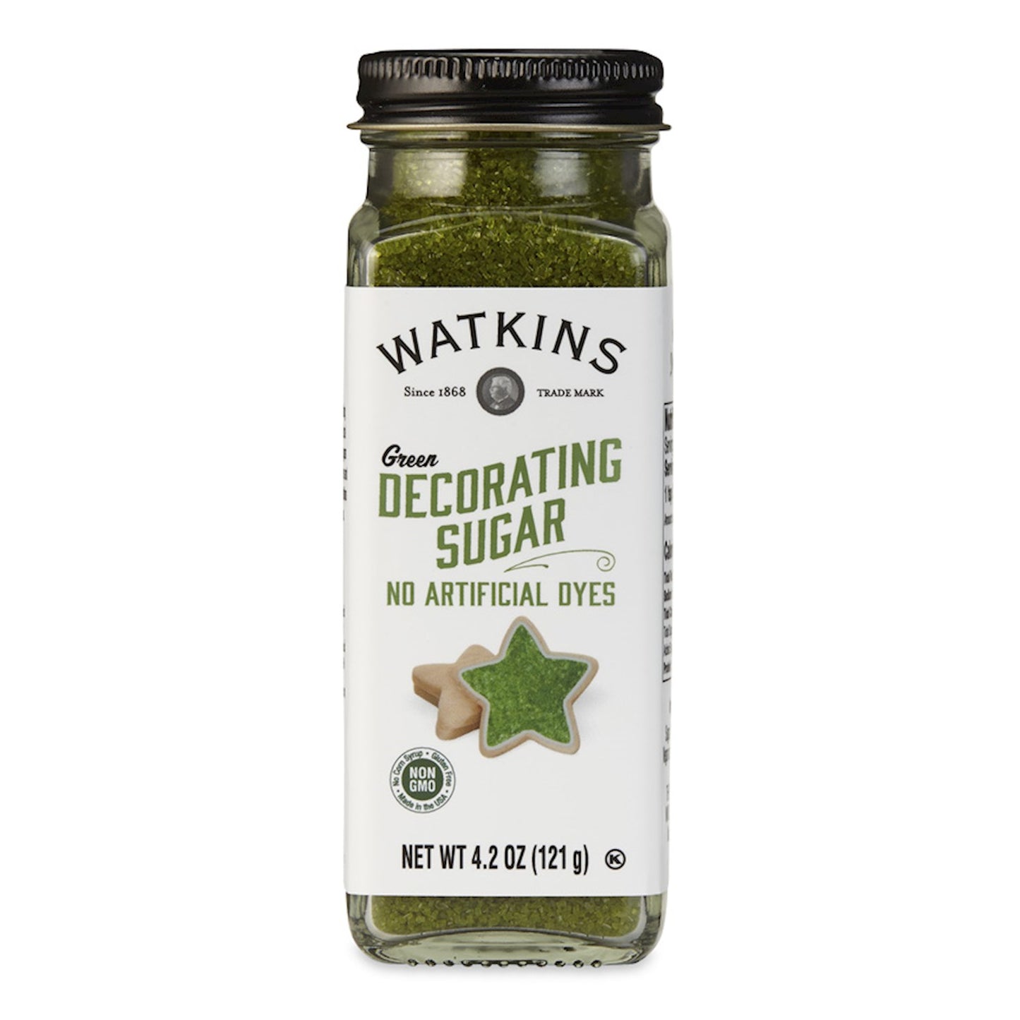 GREEN DECORATING SUGAR 4.2 OZ