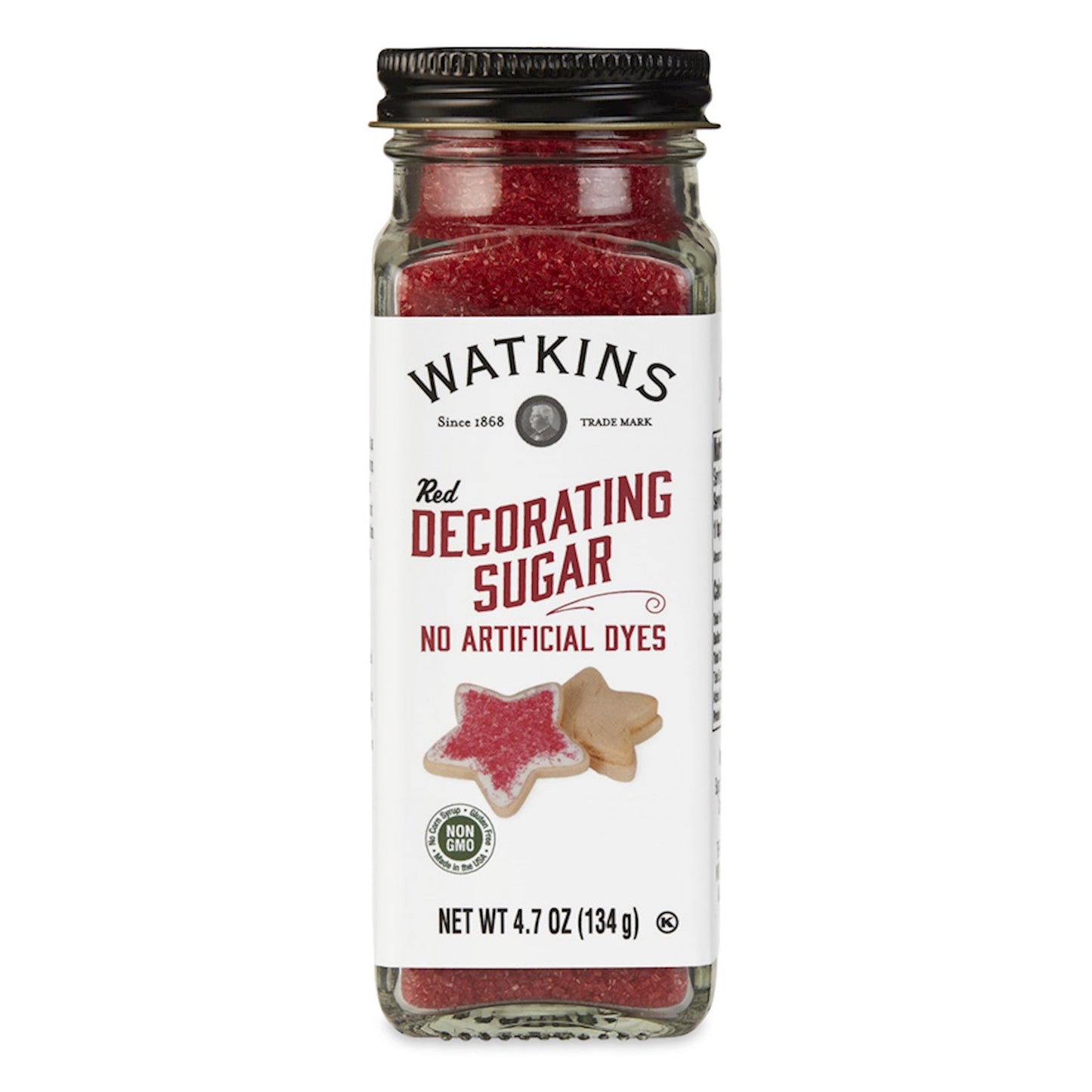 RED DECORATING SUGAR 4.7 OZ