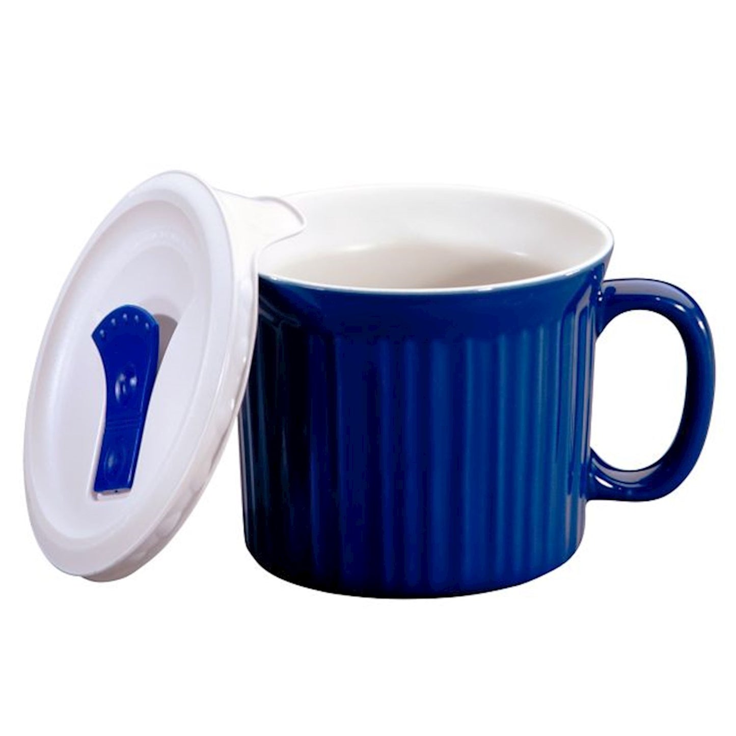 MUG WITH LID 20 OZ FLUTTED