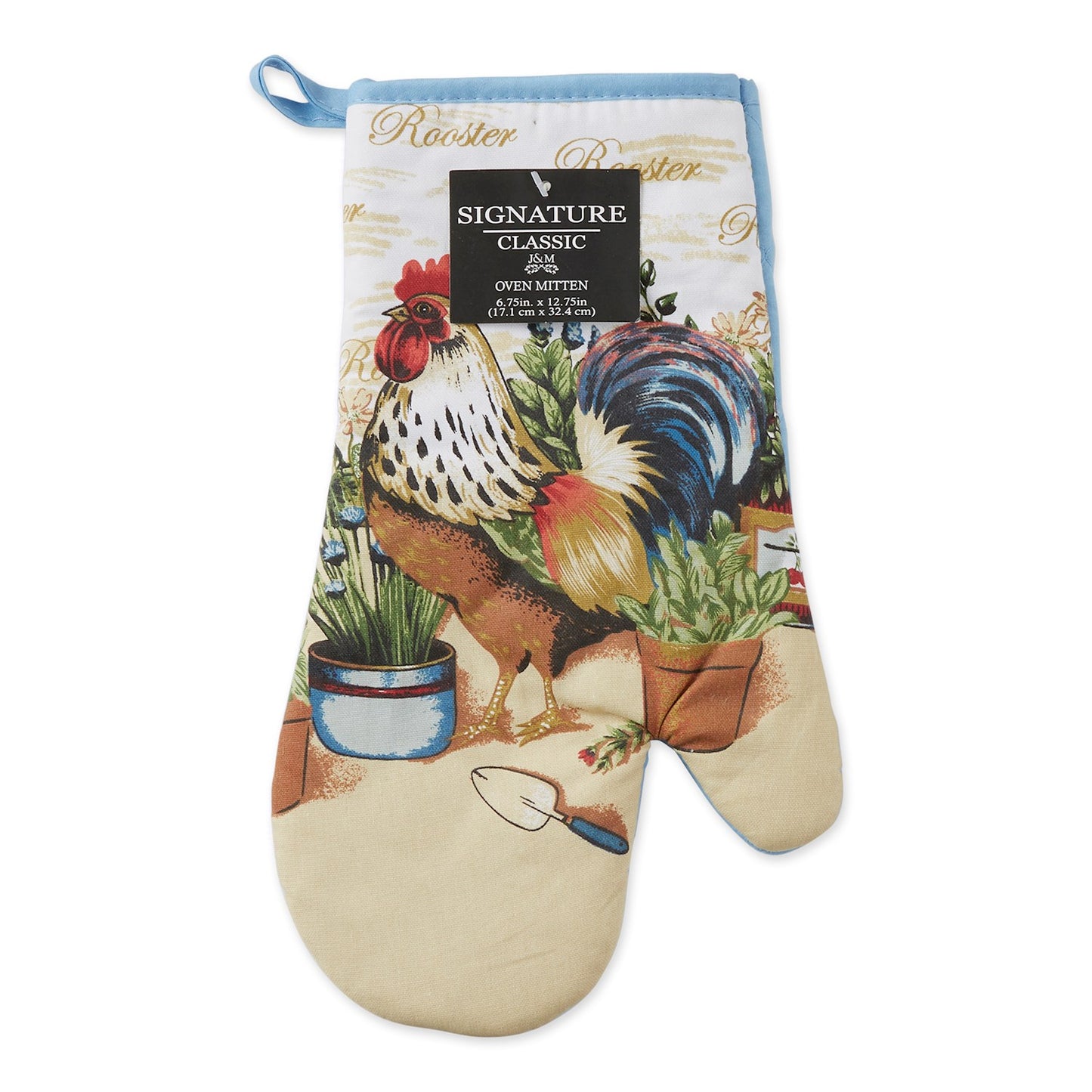 40023 OVEN MITT QUILTED AST COLO