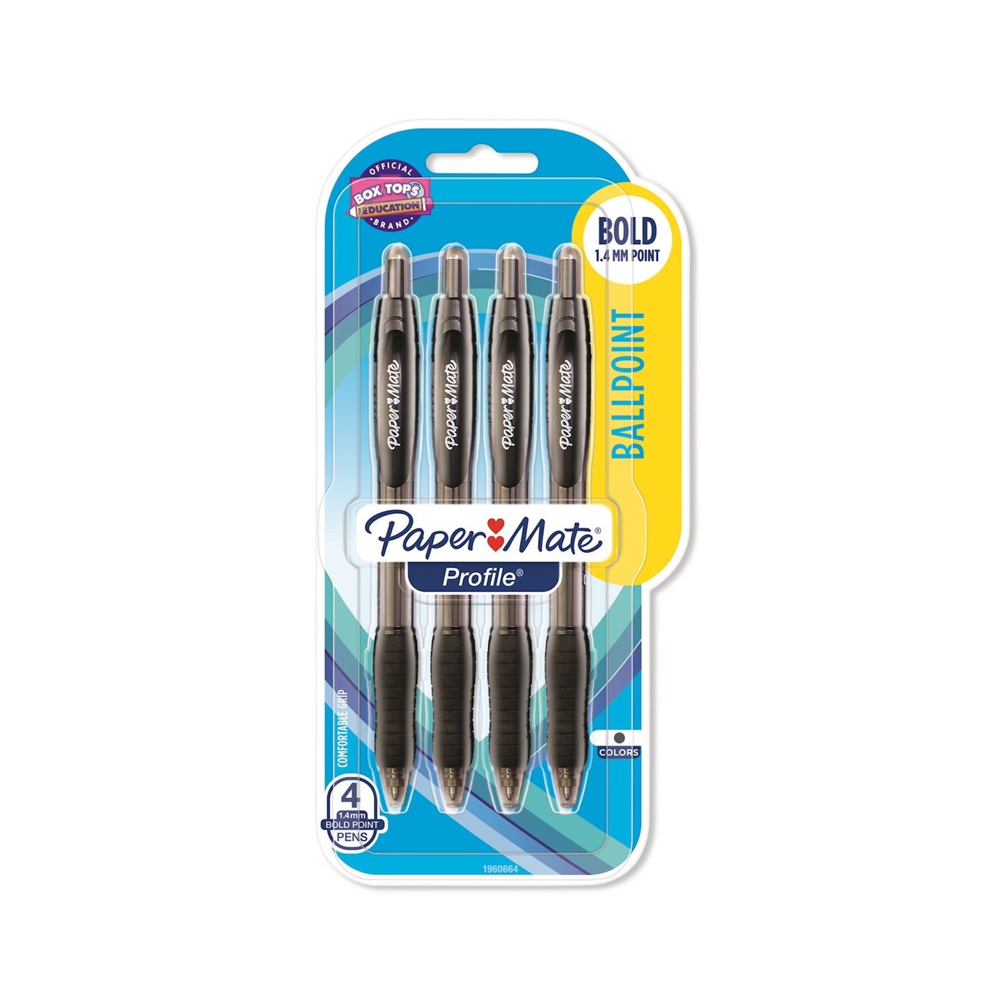 PEN PAPRMTE BLLPT 4PK BLK