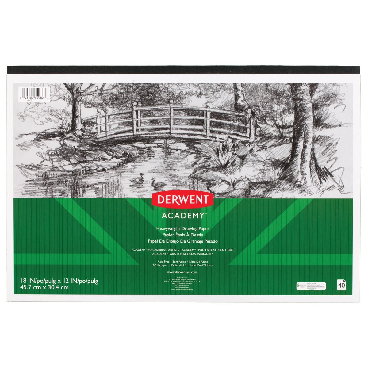 Paper Sketch Pad 12INX18IN
