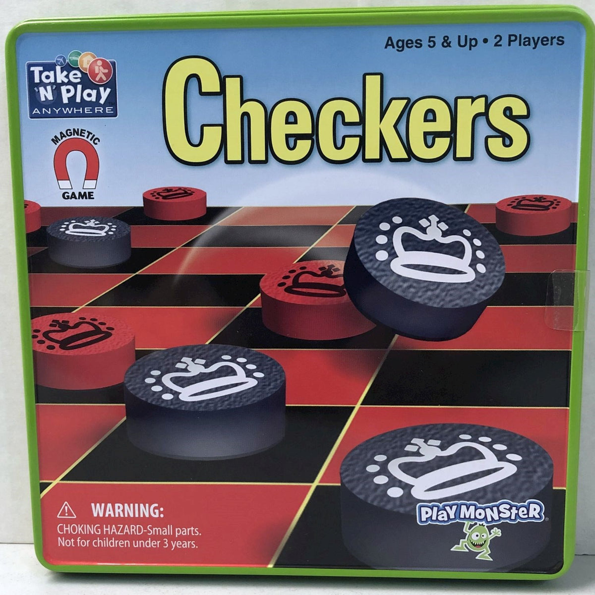 CHECKERS GAME MAGNETIC TAKE