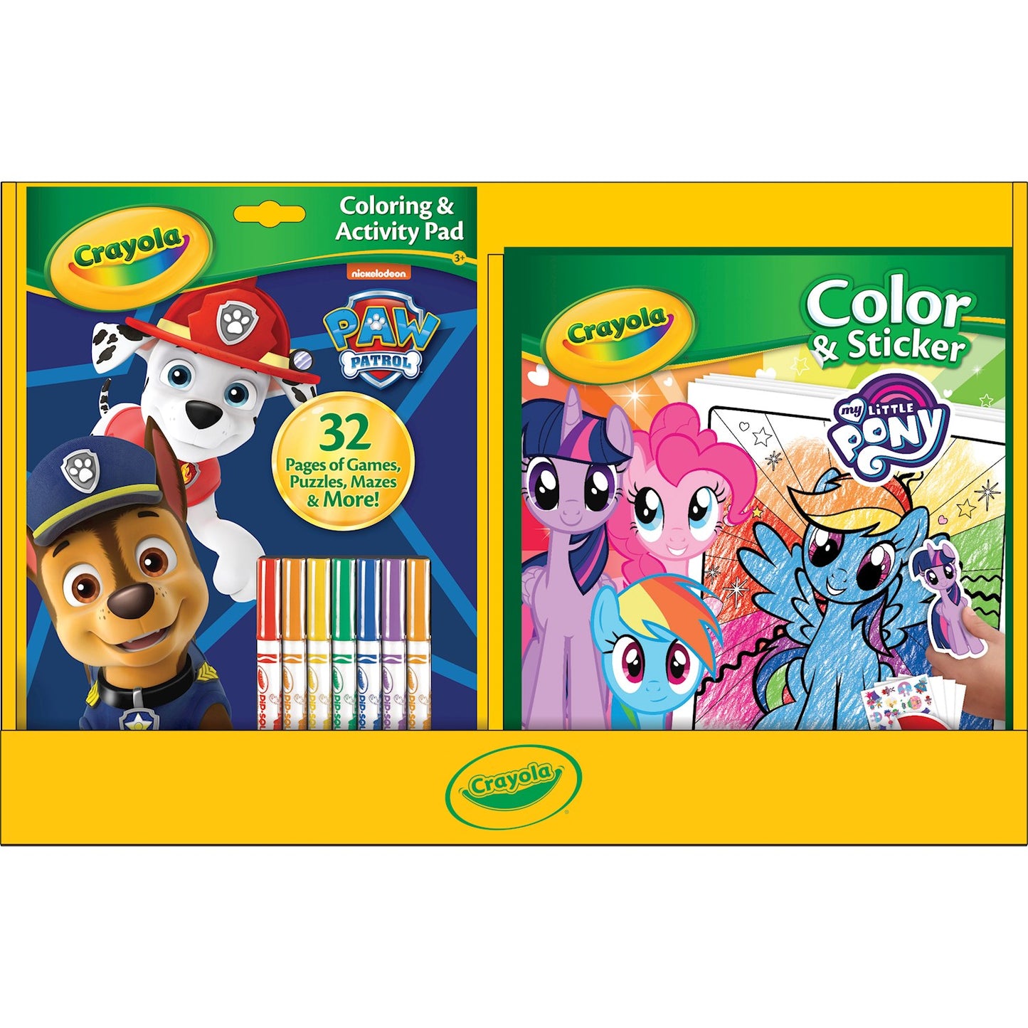 COLORING/STICKER COMBO 32PG