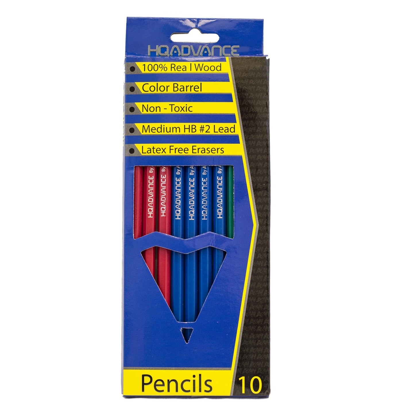 NO2 PENCILS COLORED BARRELS