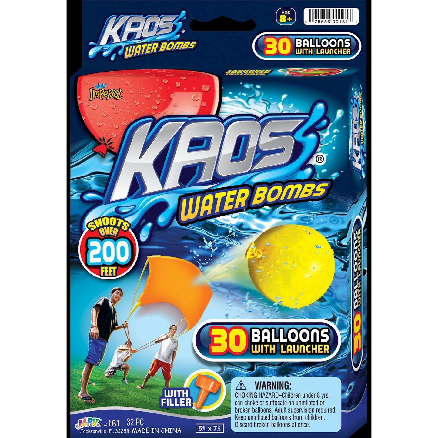 WATER BOMB 30PC W/LAUNCHER