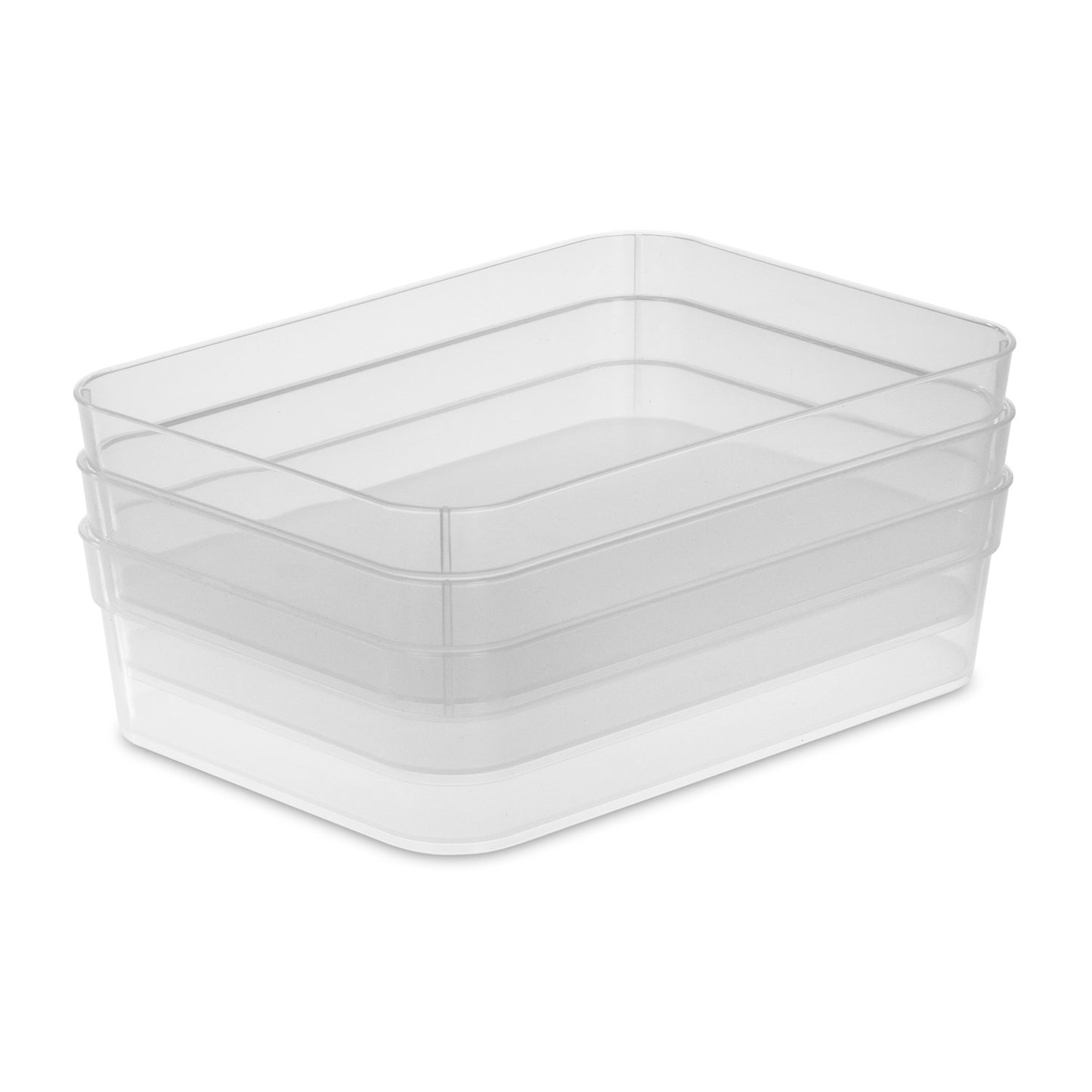 LARGE STORAGE TRAY 3PK