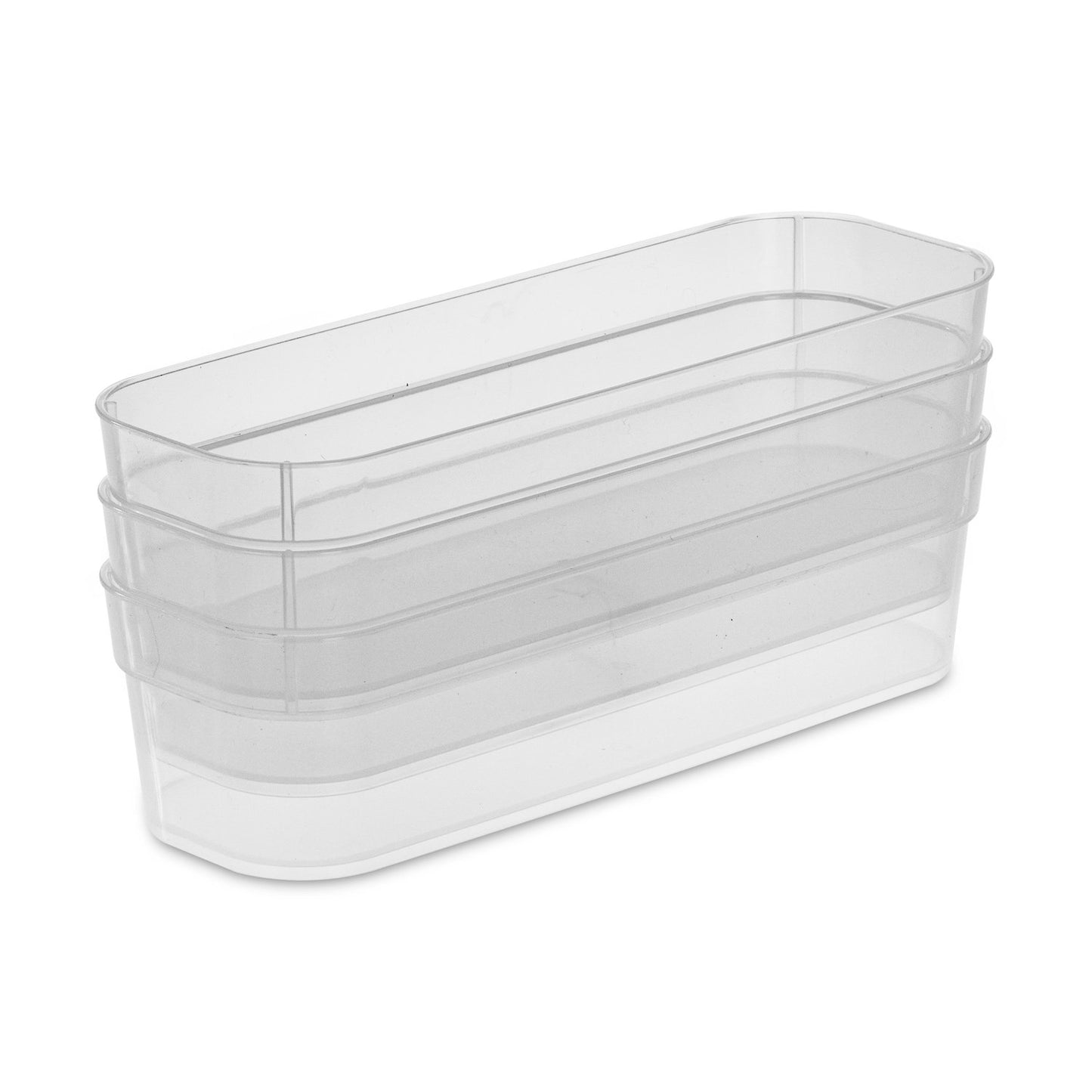NARROW STORAGE TRAY 3PK