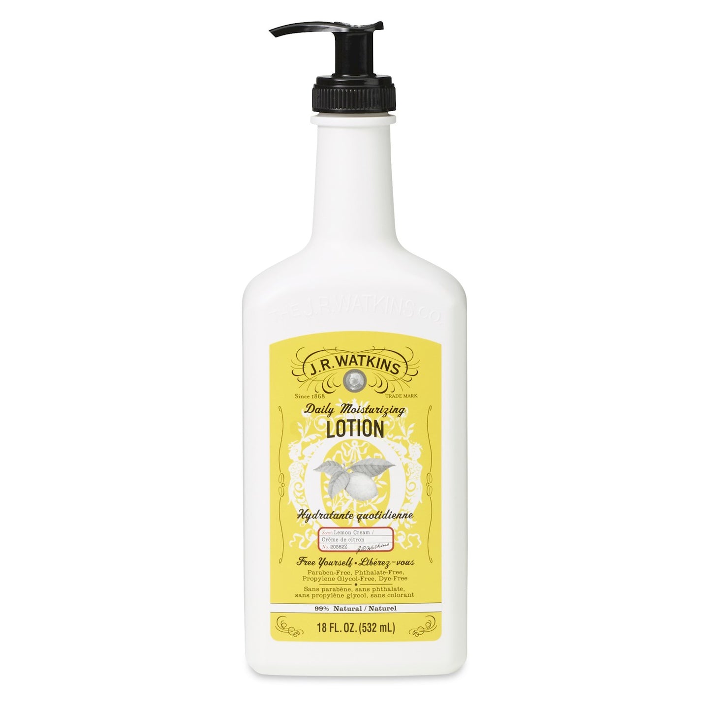 JR WATKINS LEMON CREAM BODY LOTION