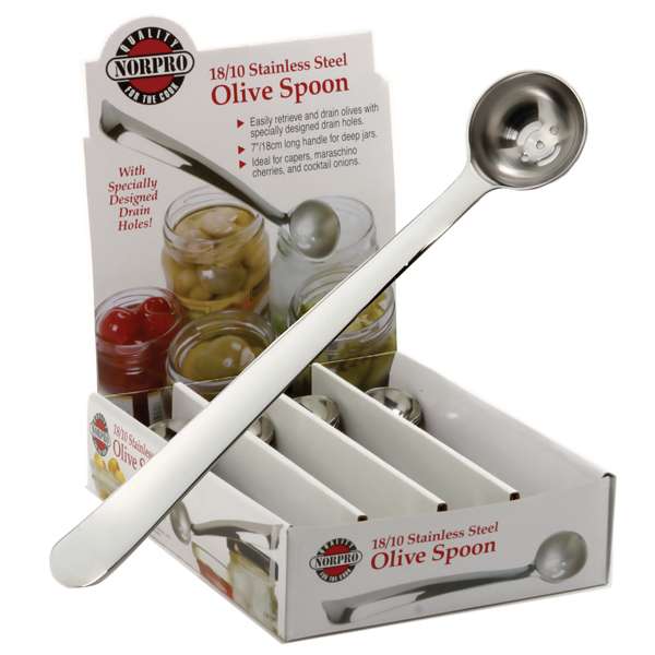 1367D Stainless Steel Olive Spoon