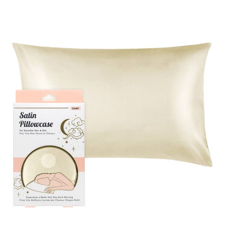 SATIN PILLOWCASE IVORY