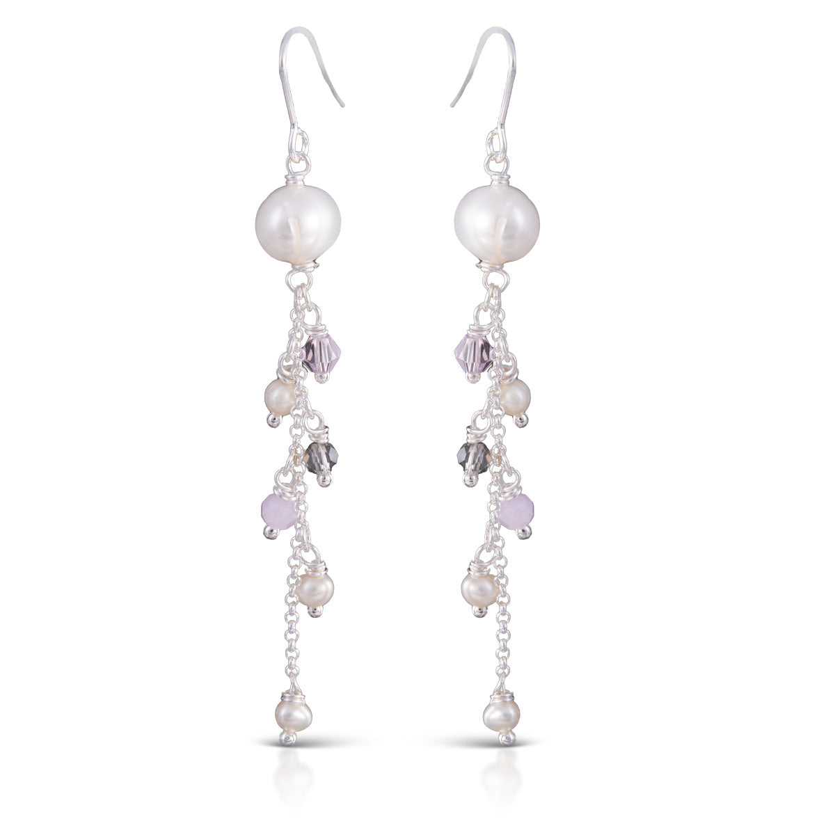 Pearl Waterfall Earrings - AMANDA BLU