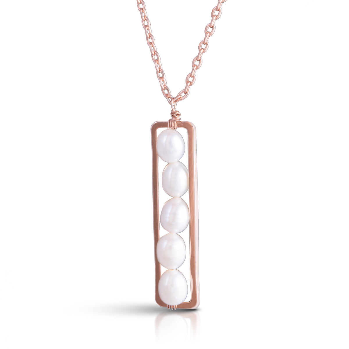 5-Stack Pearl Necklace - AMANDA BLU