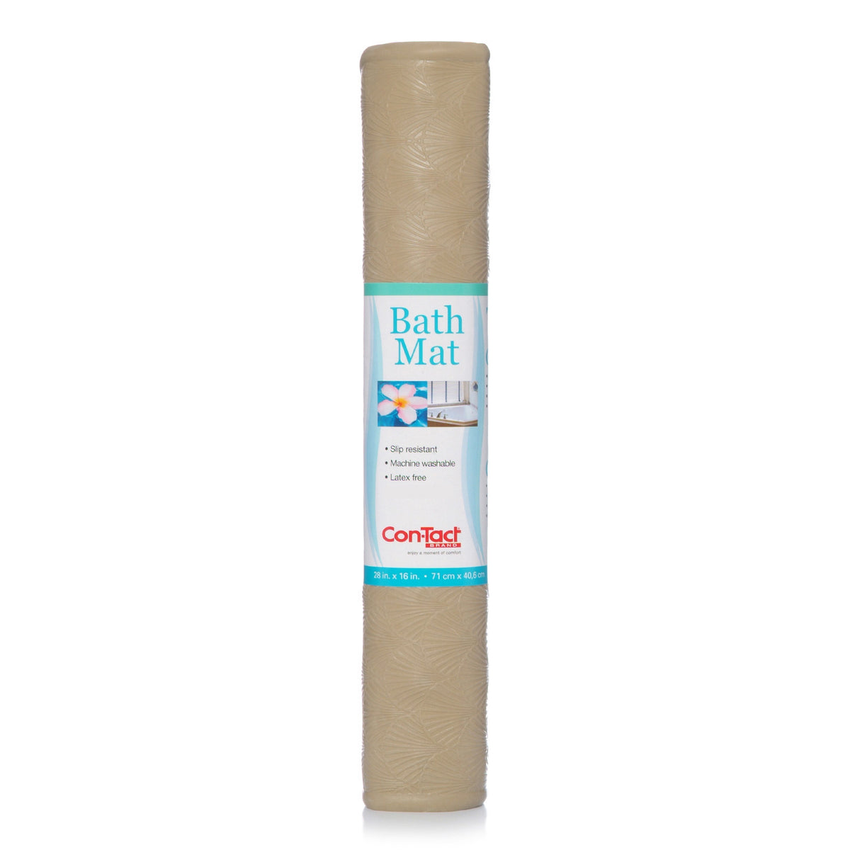 BATH MAT TAUPE 16X28IN