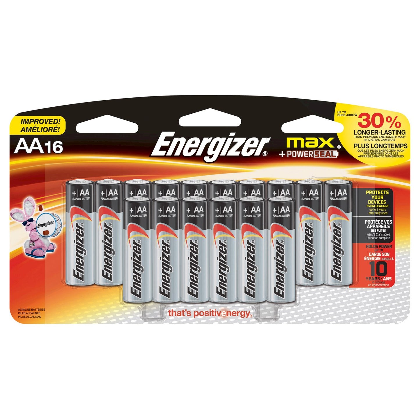 BATTERY AA 16PK ENERGIZER MAX
