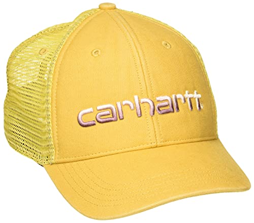 CARHARTT WOMENS CANVAS MESH-BACK LOGO GRAPHIC CAP