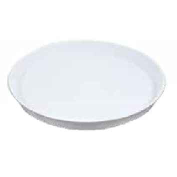 SERVING TRAY ROUND WHITE
