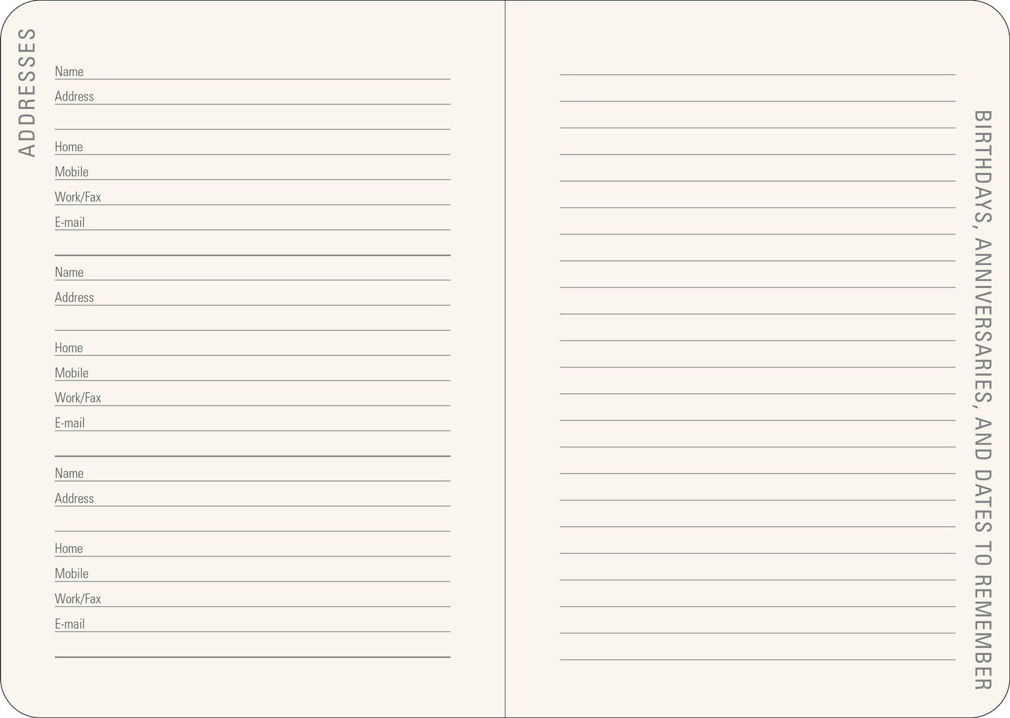 2026 Gilded Branch Weekly Planner