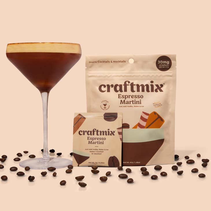 ESPRESSO MARTINI COCKTAIL MIXER - 6 Servings Multipack