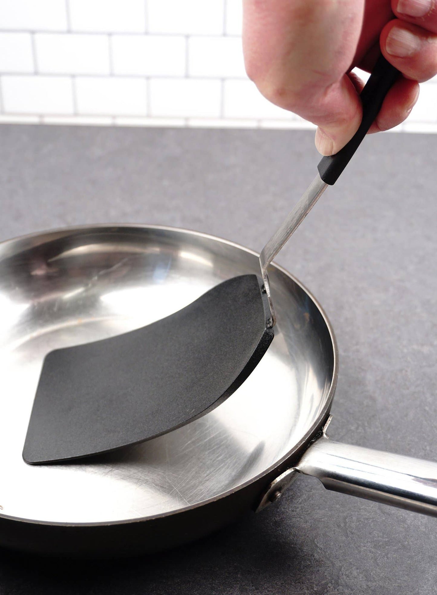 Flexible Nylon Spatula - Large - Black